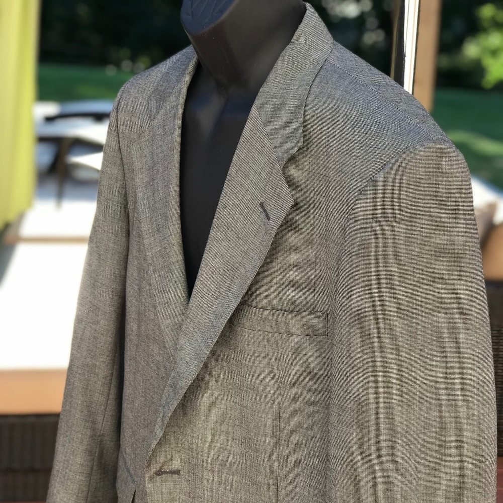 Stanley Blacker Checkered Blazer - image 4